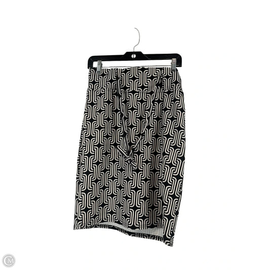 Skirt Maxi By Clothes Mentor In Black & White, Size: Lp