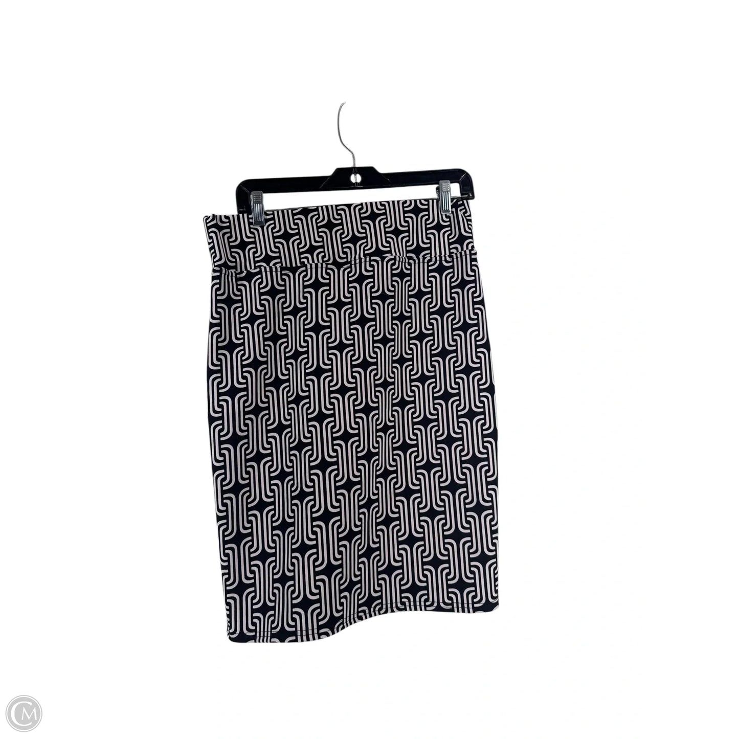 Skirt Maxi By Clothes Mentor In Black & White, Size: Lp