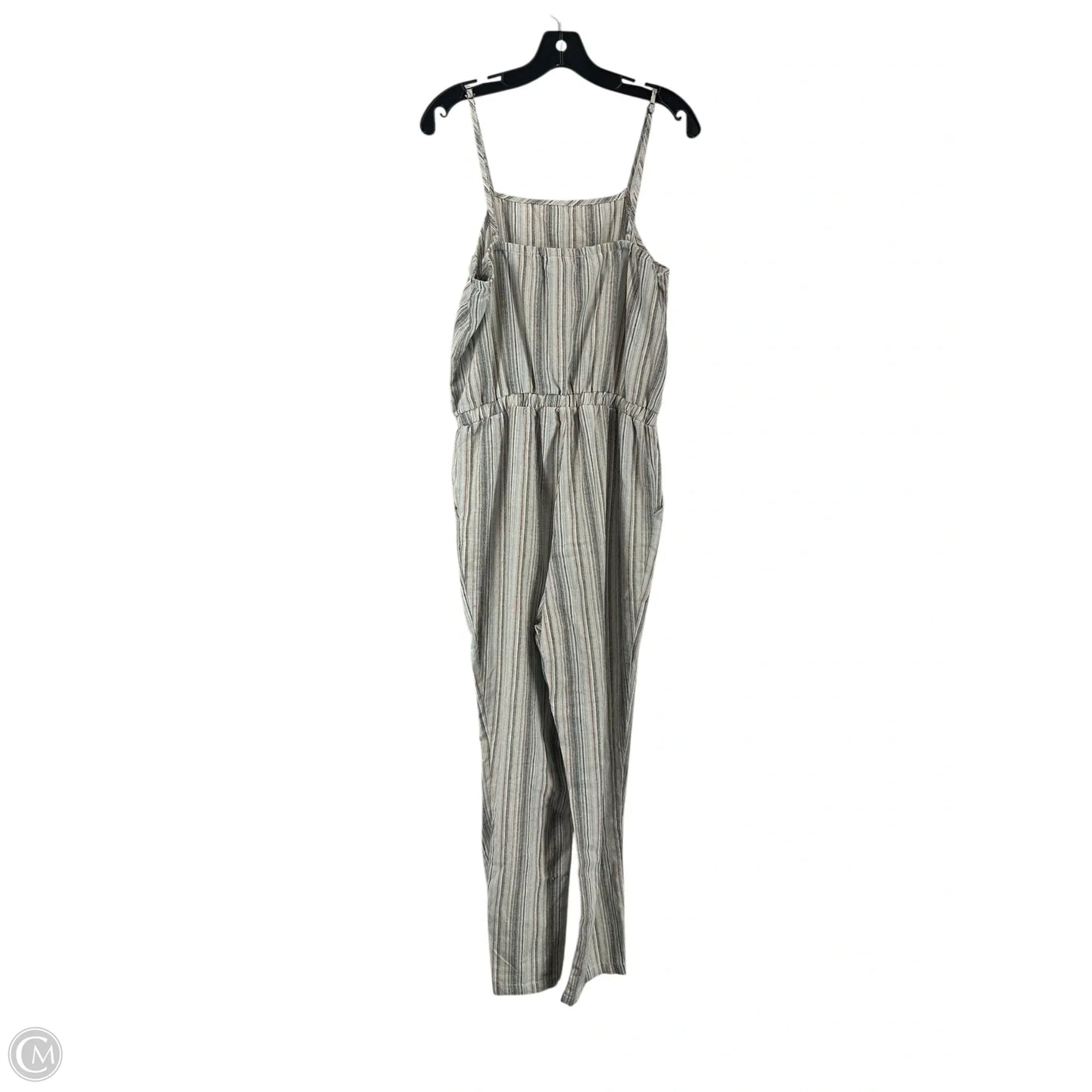 Jumpsuit By Clothes Mentor In Striped Pattern, Size: M