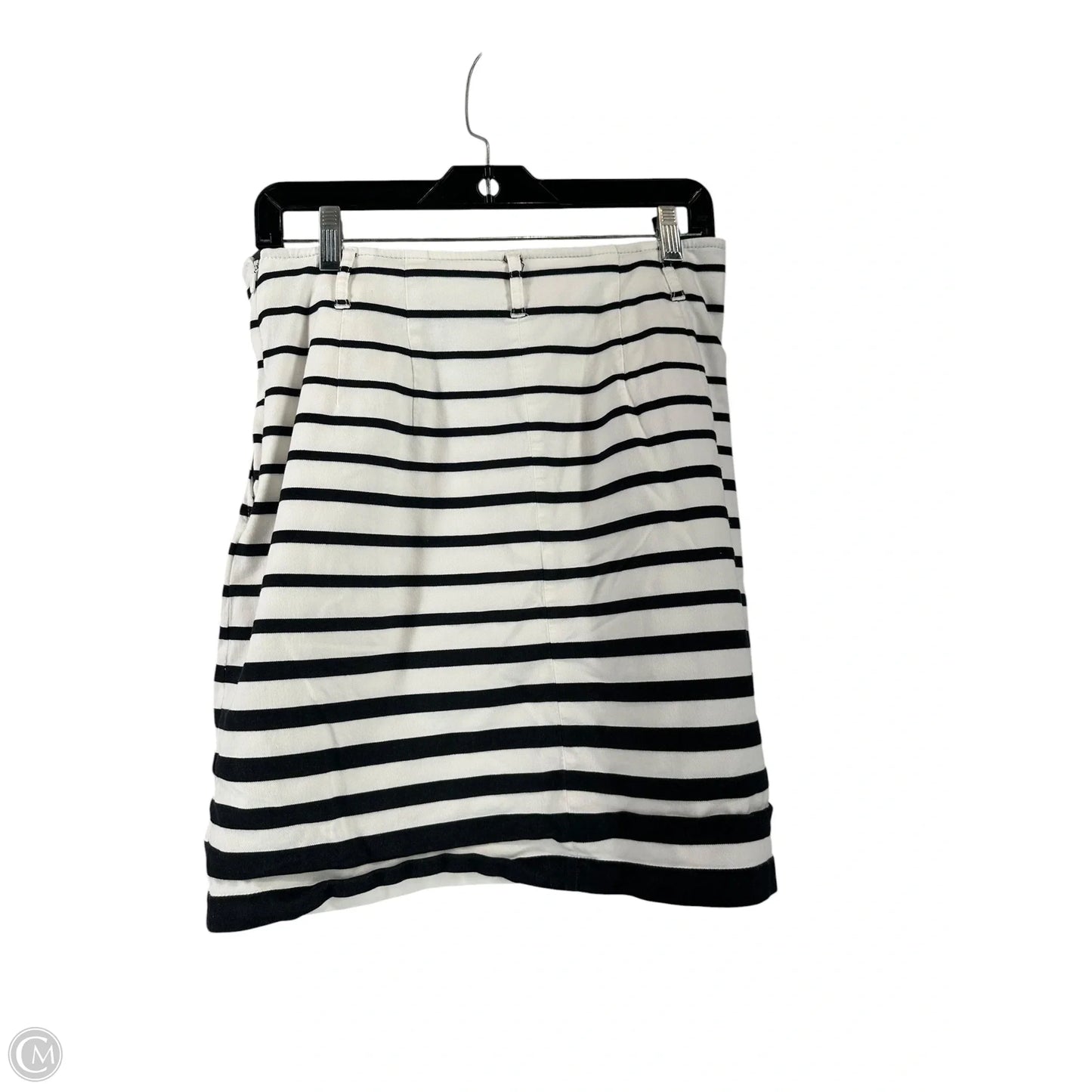 Skirt Midi By White House Black Market In Striped Pattern, Size: 8
