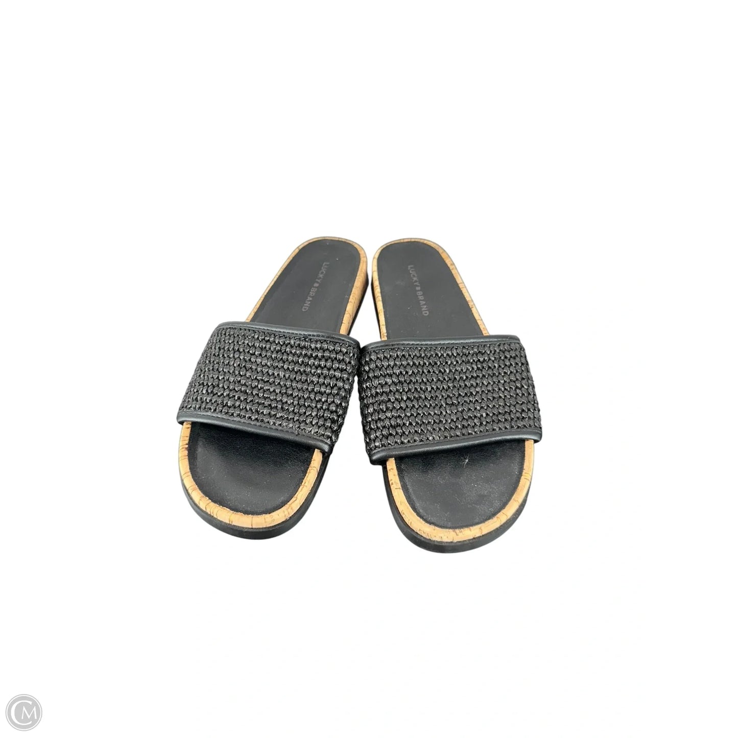 Sandals Flats By Lucky Brand In Black, Size: 6.5