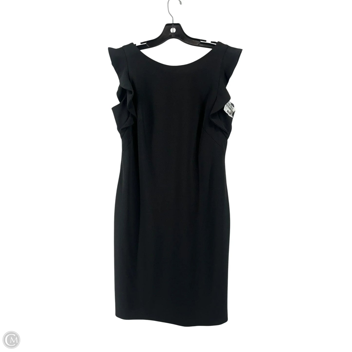 Dress Casual Midi By Calvin Klein In Black, Size: 12