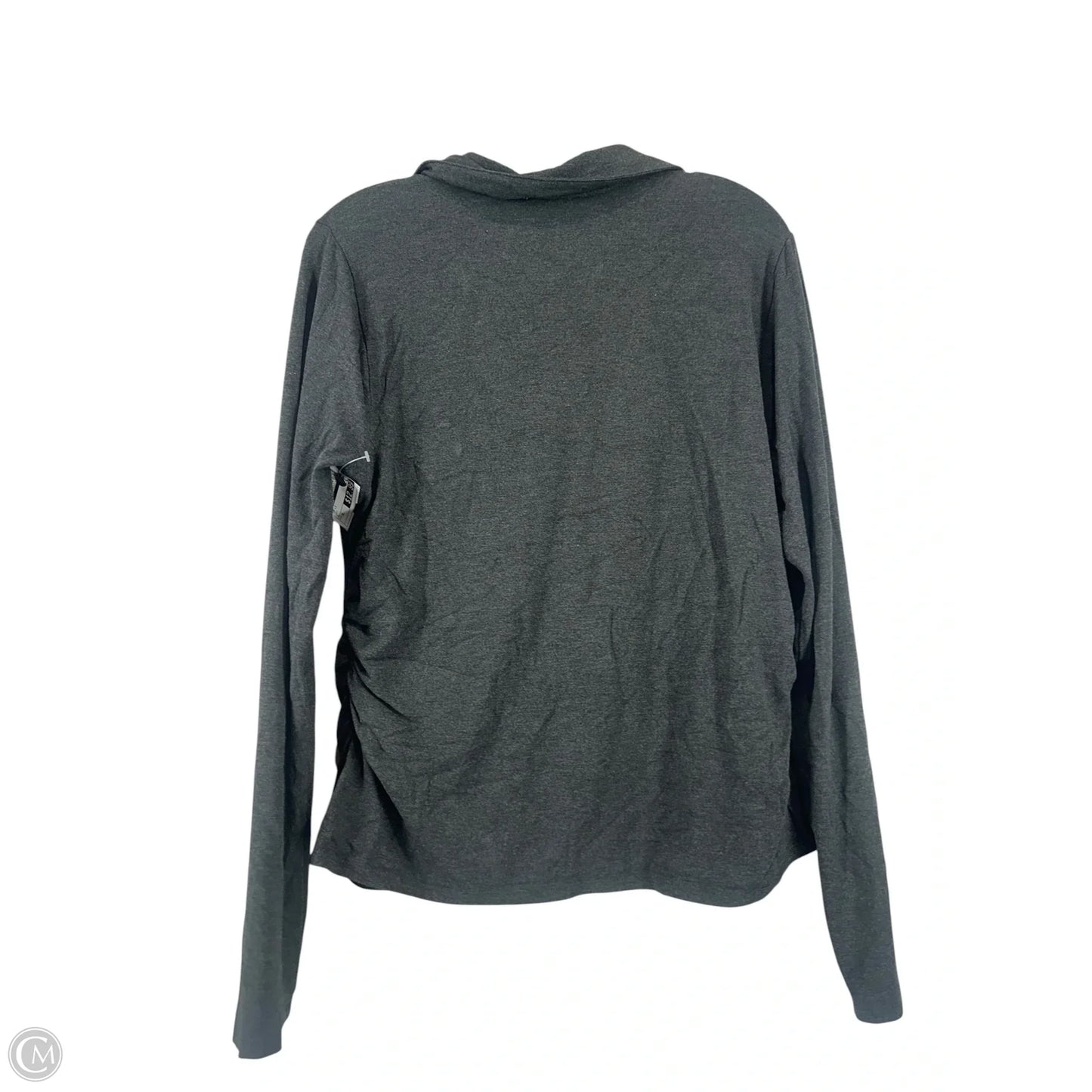 Top Long Sleeve By Madewell In Grey, Size: Xl