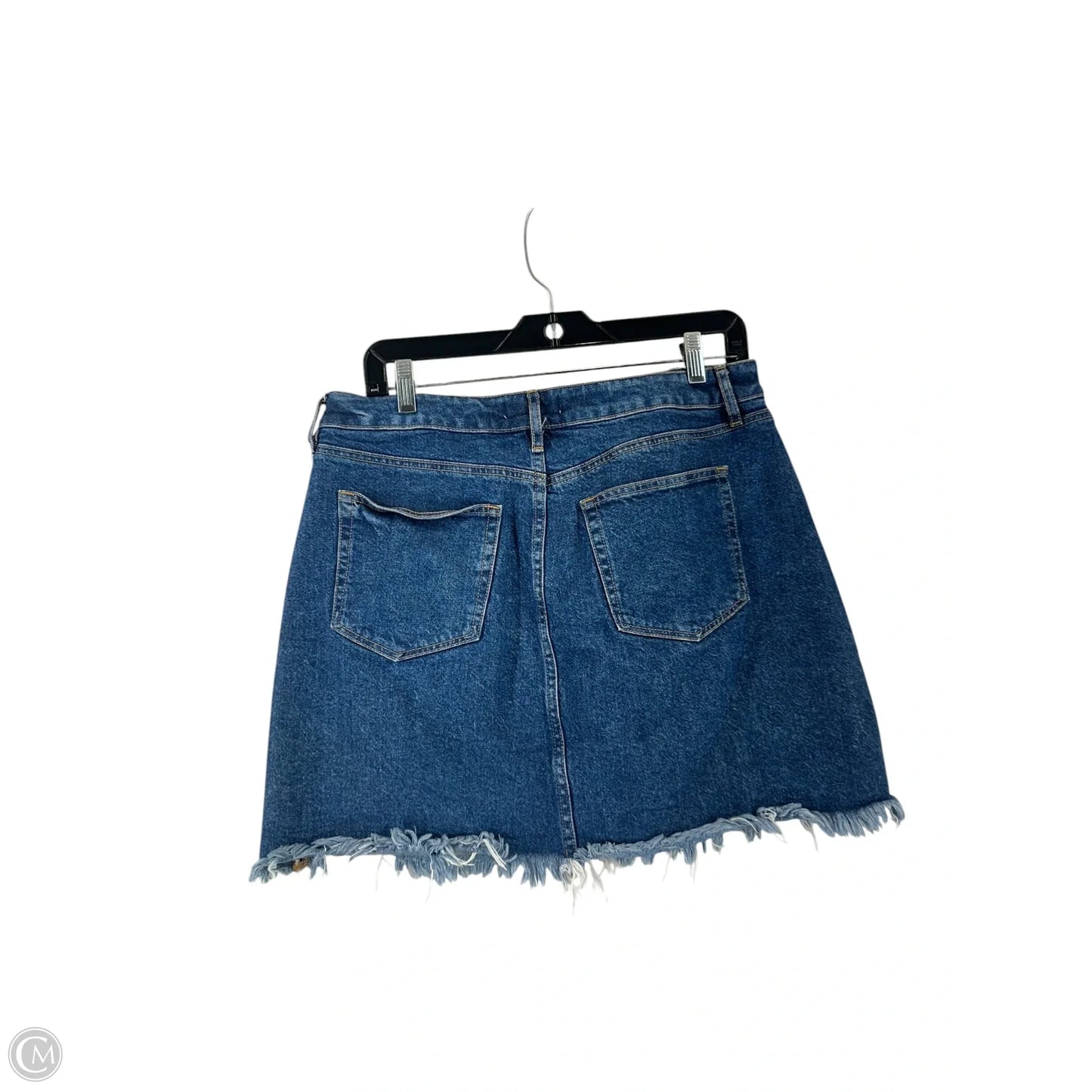 Skirt Mini & Short By Loft In Blue Denim, Size: 8