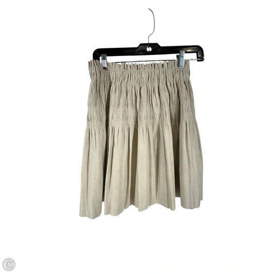 Skirt Midi By 7 For All Mankind In Beige, Size: Xs