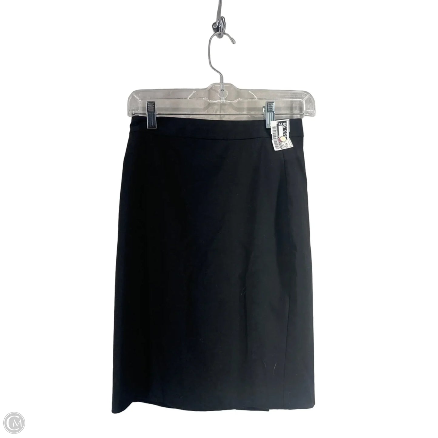 Skirt Midi By Banana Republic In Black, Size: 0p