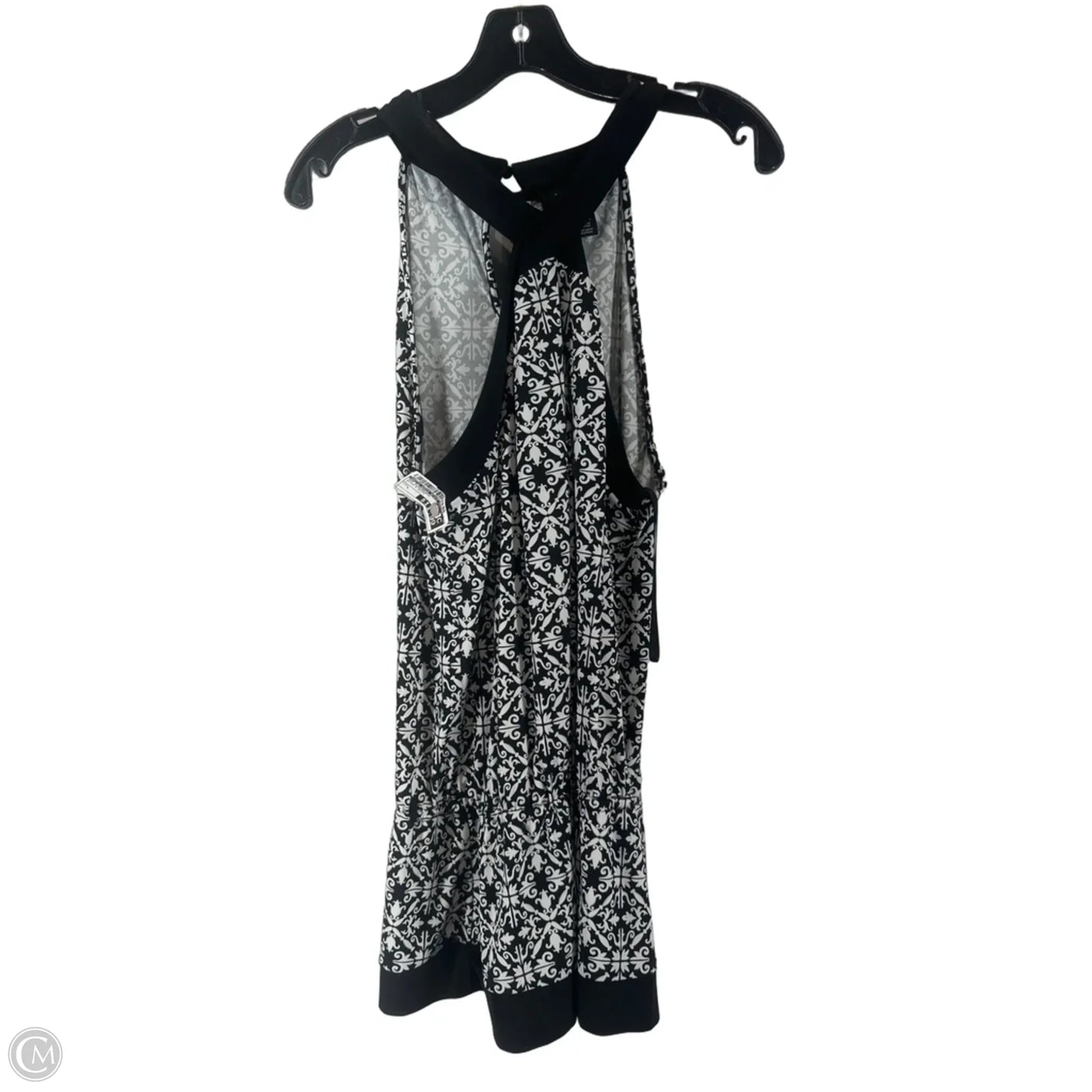 Top Sleeveless By White House Black Market In Black & White, Size: L