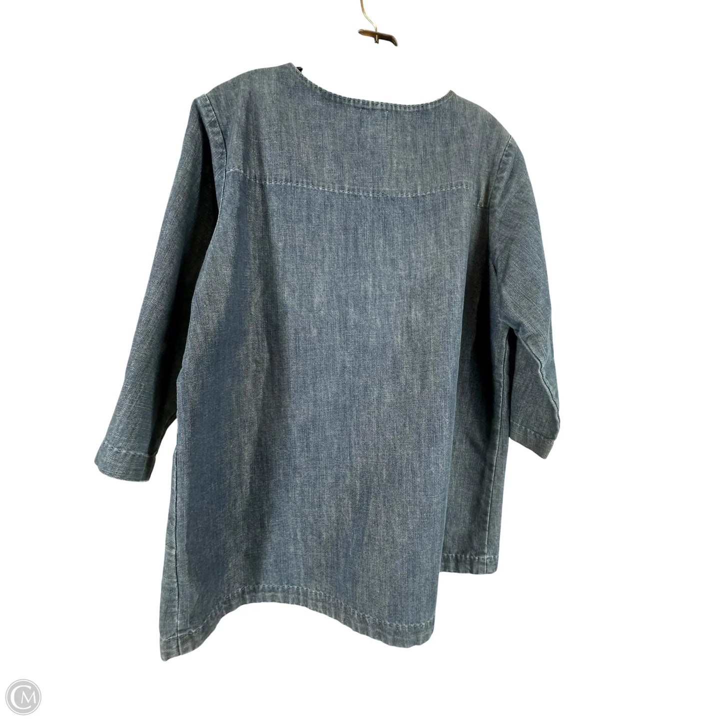 Top Long Sleeve Basic By Old Navy In Cream, Size: L