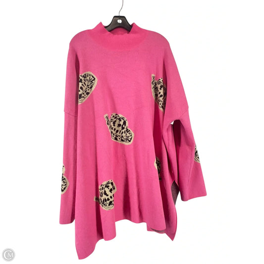 Sweater By Entro In Pink, Size: 2x