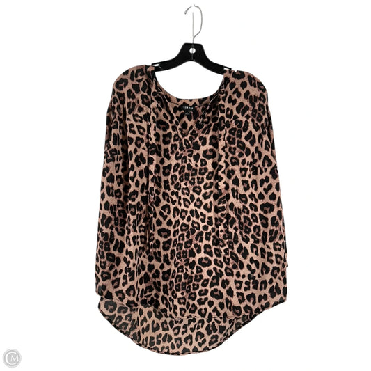 Blouse 3/4 Sleeve By Torrid In Animal Print, Size: 2x