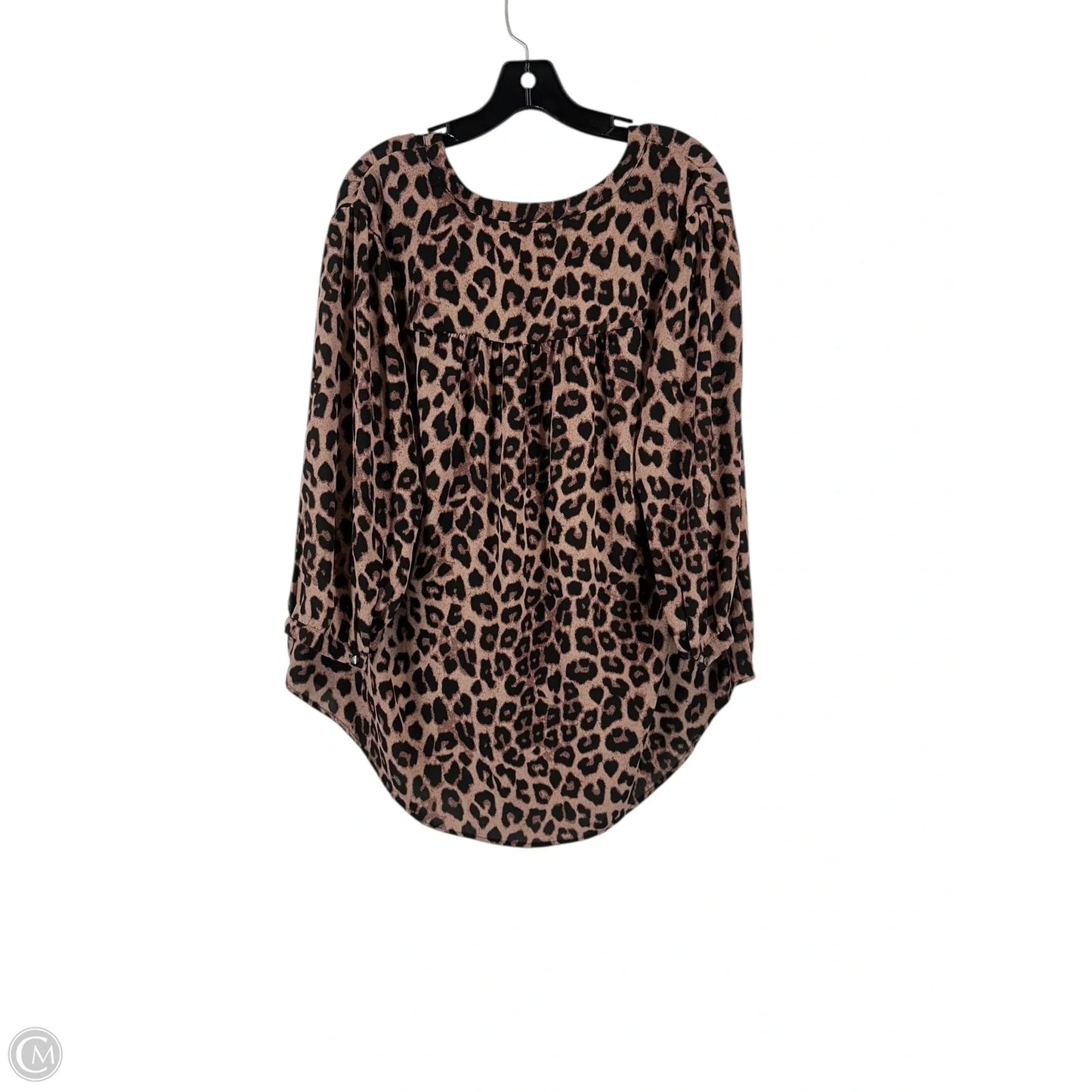 Blouse 3/4 Sleeve By Torrid In Animal Print, Size: 2x