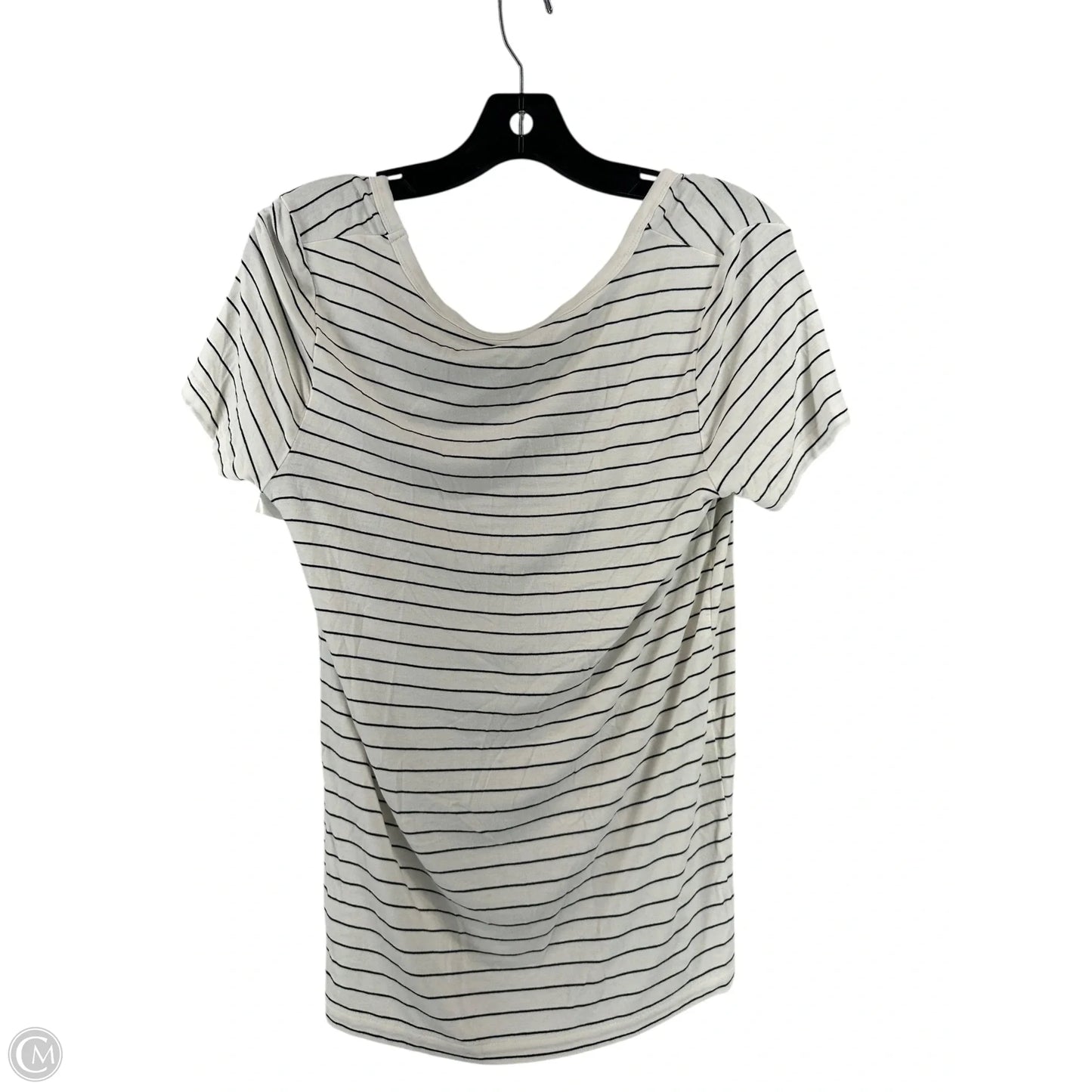 Top Short Sleeve Basic By A New Day In Black, Size: Xl