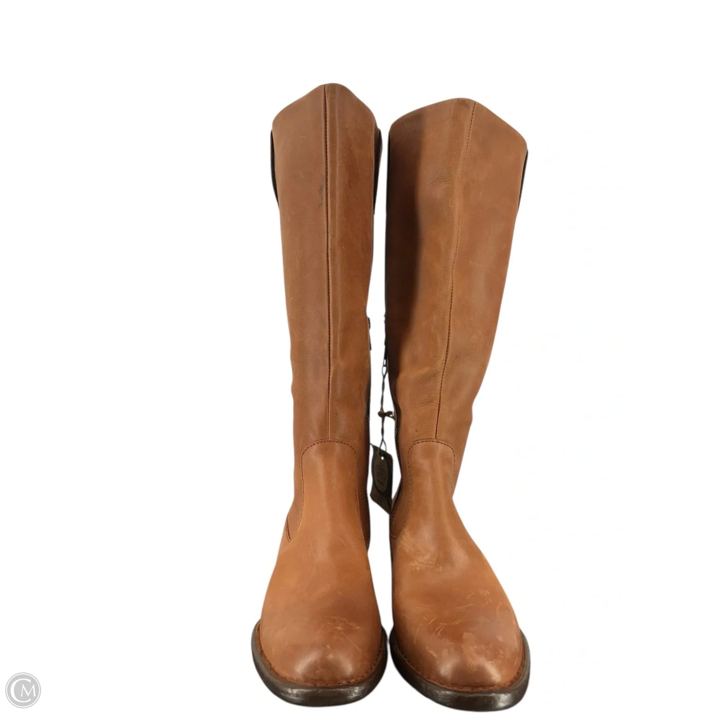 Boots Mid-calf Flats By Born In Brown, Size: 6