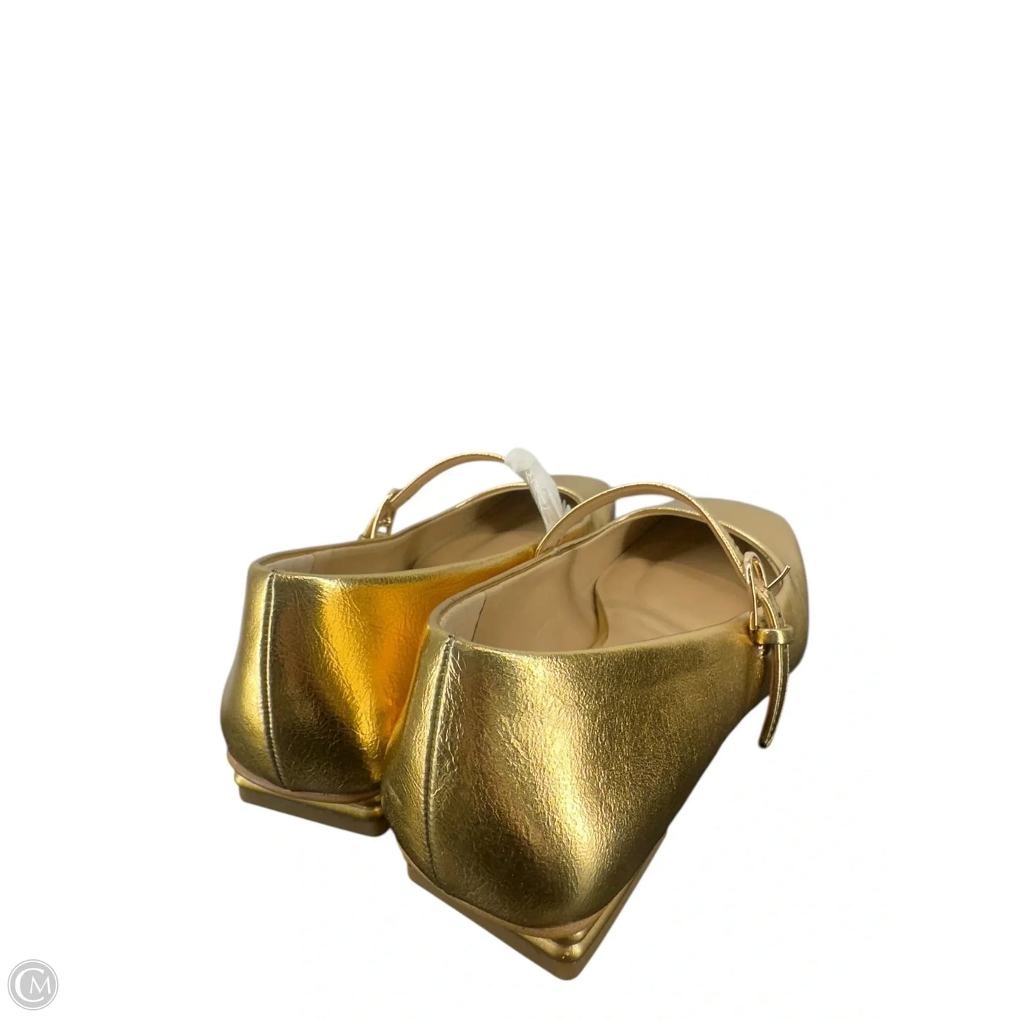 Shoes Flats By Franco Sarto In Gold, Size: 5.5