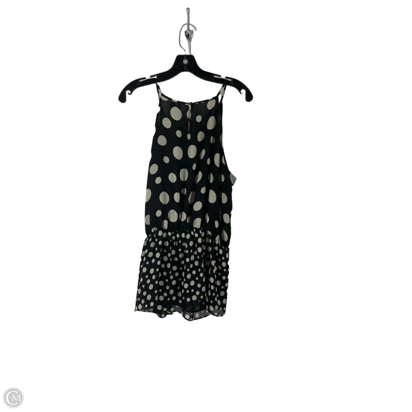 Blouse Sleeveless By Cato In Polkadot Pattern, Size: Xl