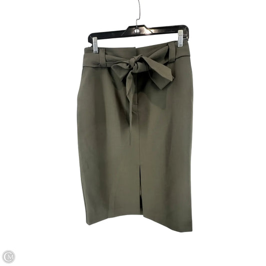 Skirt Midi By Apt 9 In Green, Size: 10
