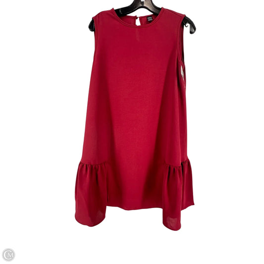 Dress Casual Midi By Shein In Maroon, Size: S