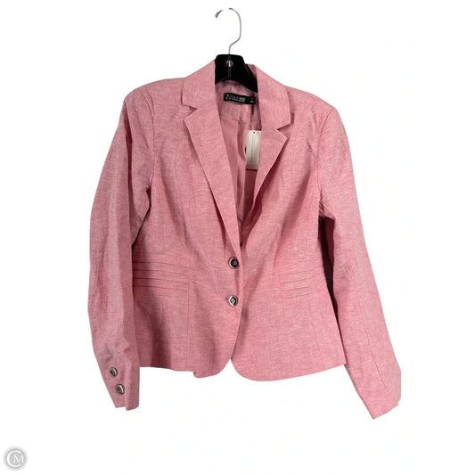 Blazer By Clothes Mentor In Pink, Size: 10