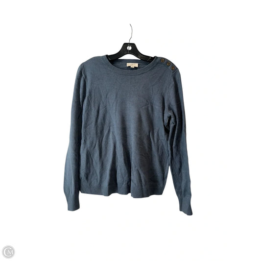 Top Long Sleeve By Loft In Blue, Size: M