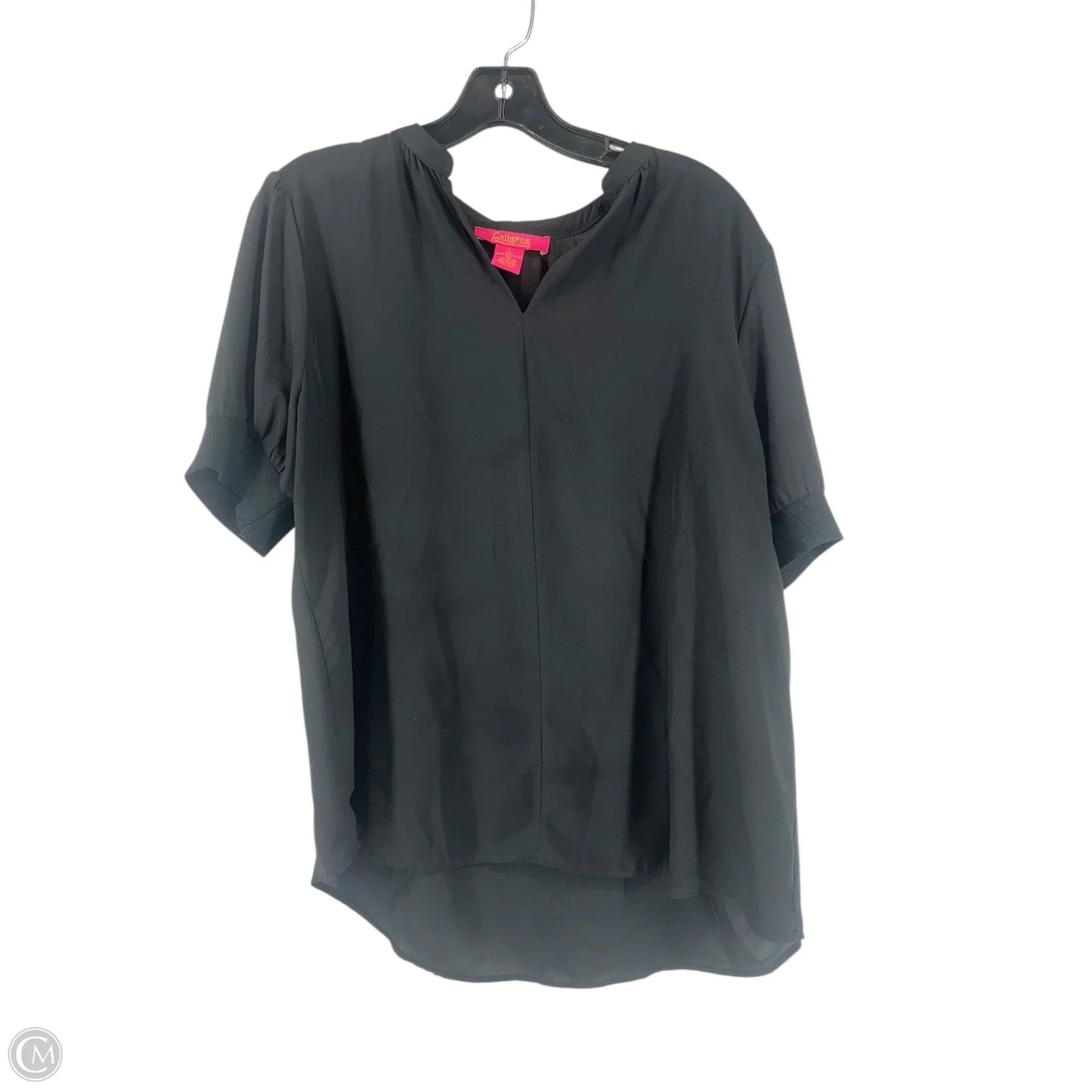 Top Short Sleeve Basic By Catherine Malandrino In Black, Size: L