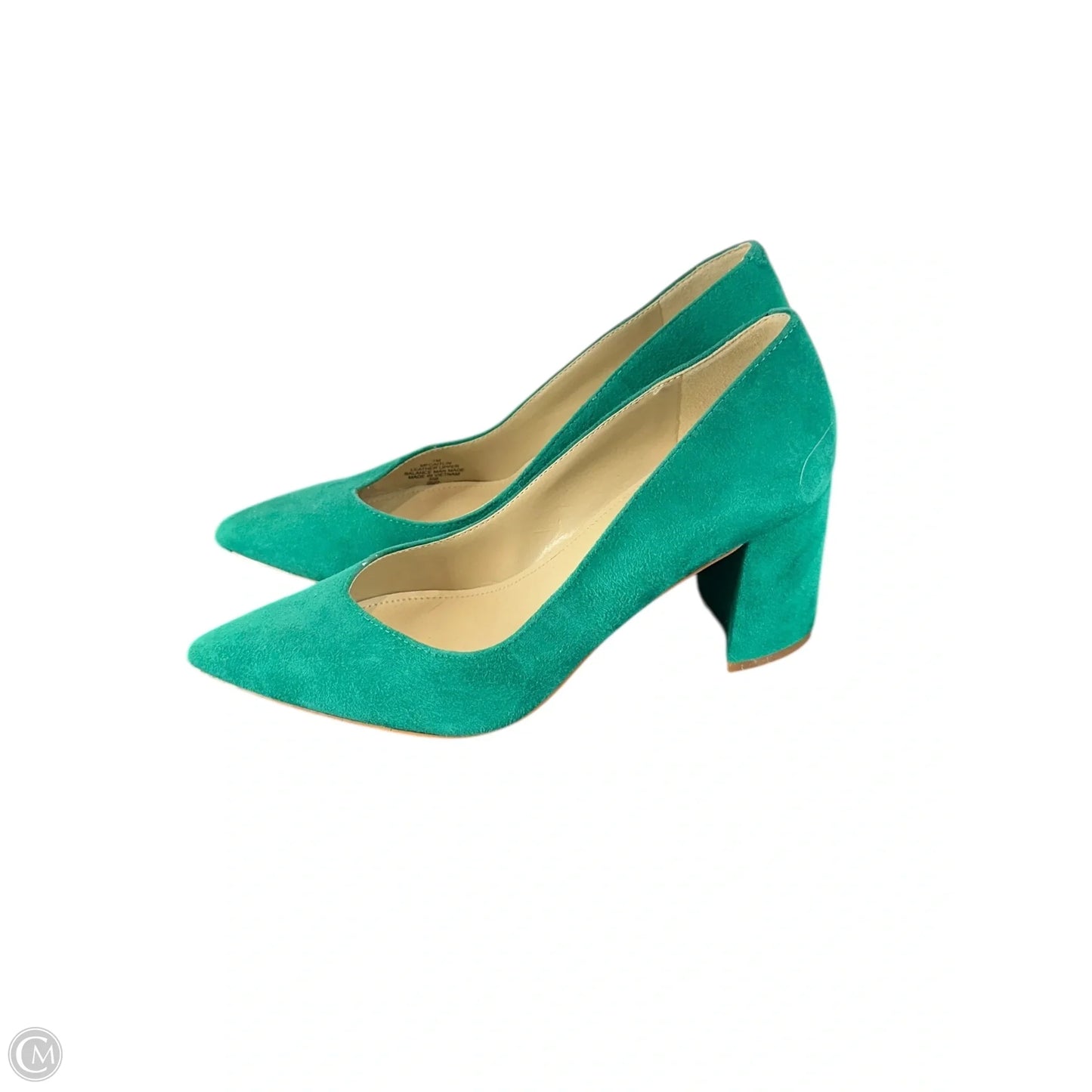 Shoes Heels Block By Marc Fisher In Green, Size: 7