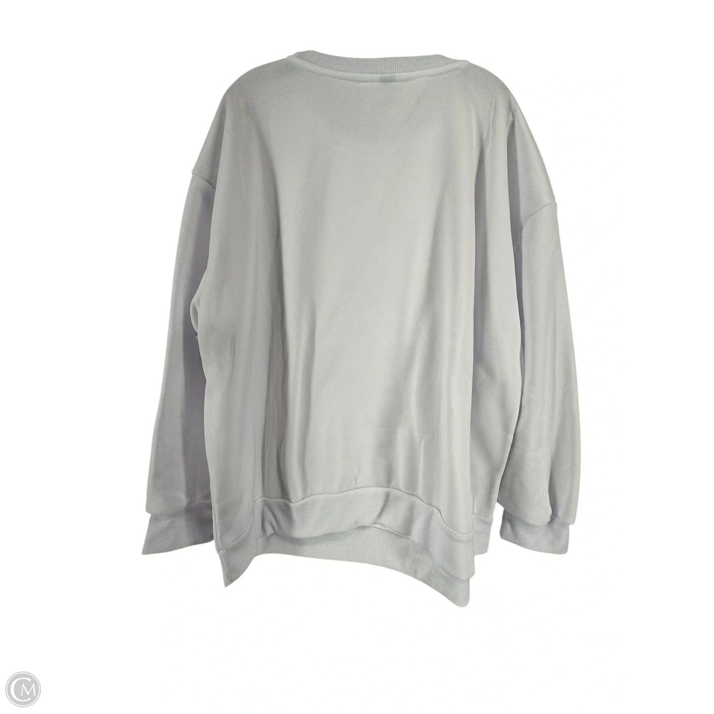 Sweatshirt Crewneck By Shein In White, Size: 3x