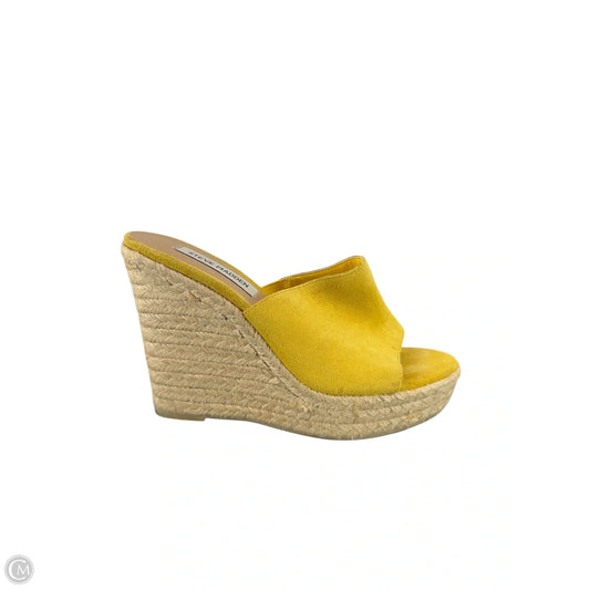 Shoes Heels Block By Steve Madden In Yellow, Size: 7