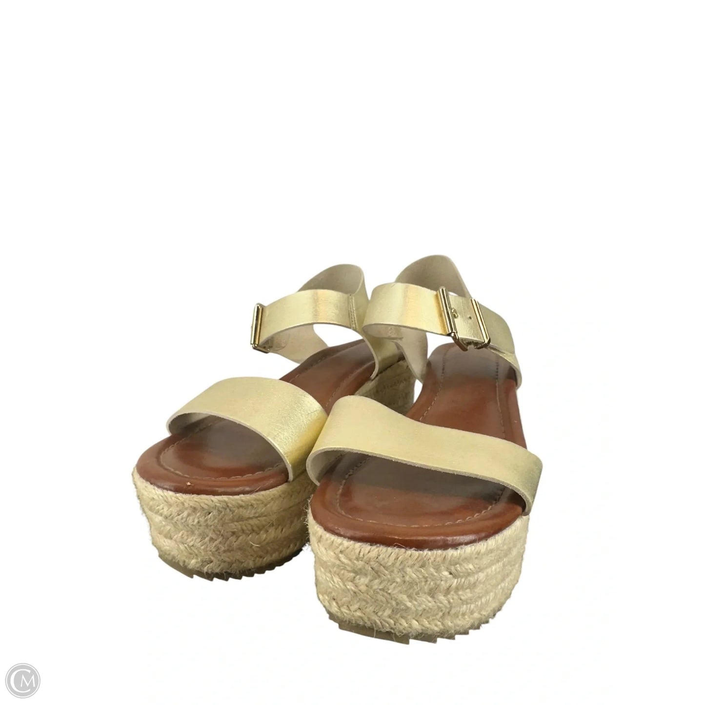 Sandals Heels Platform By Mossimo In Brown, Size: 8