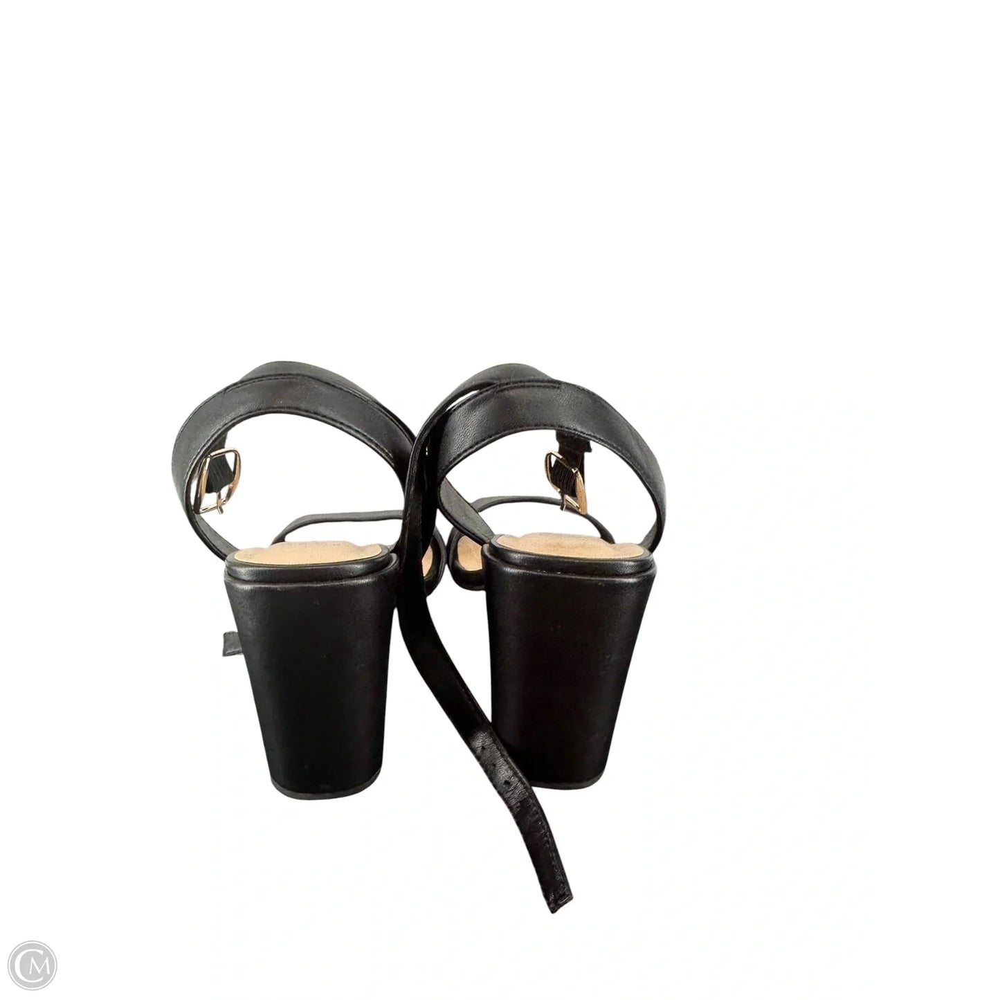 Sandals Heels Block By A New Day In Black, Size: 9.5