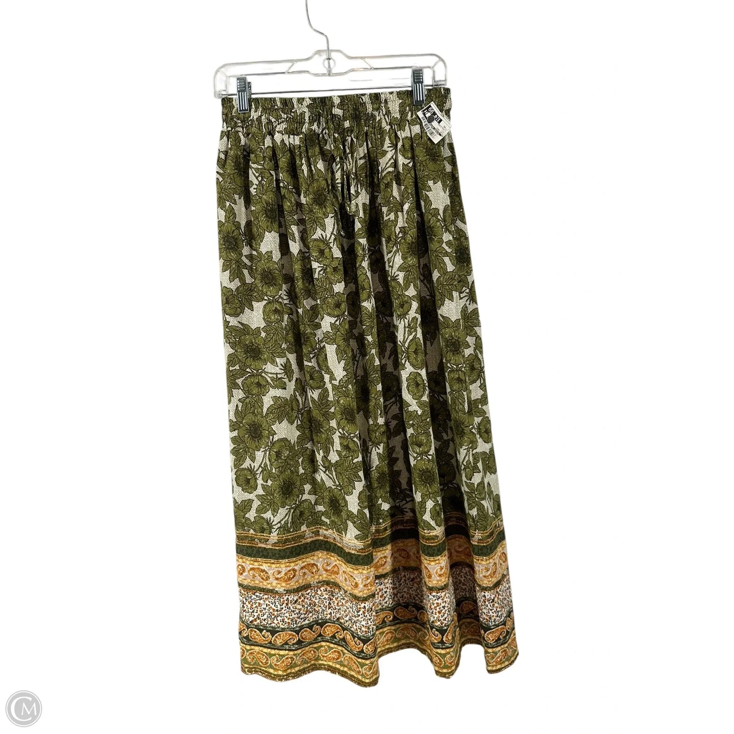 Skirt Maxi By Clothes Mentor In Green, Size: Xs