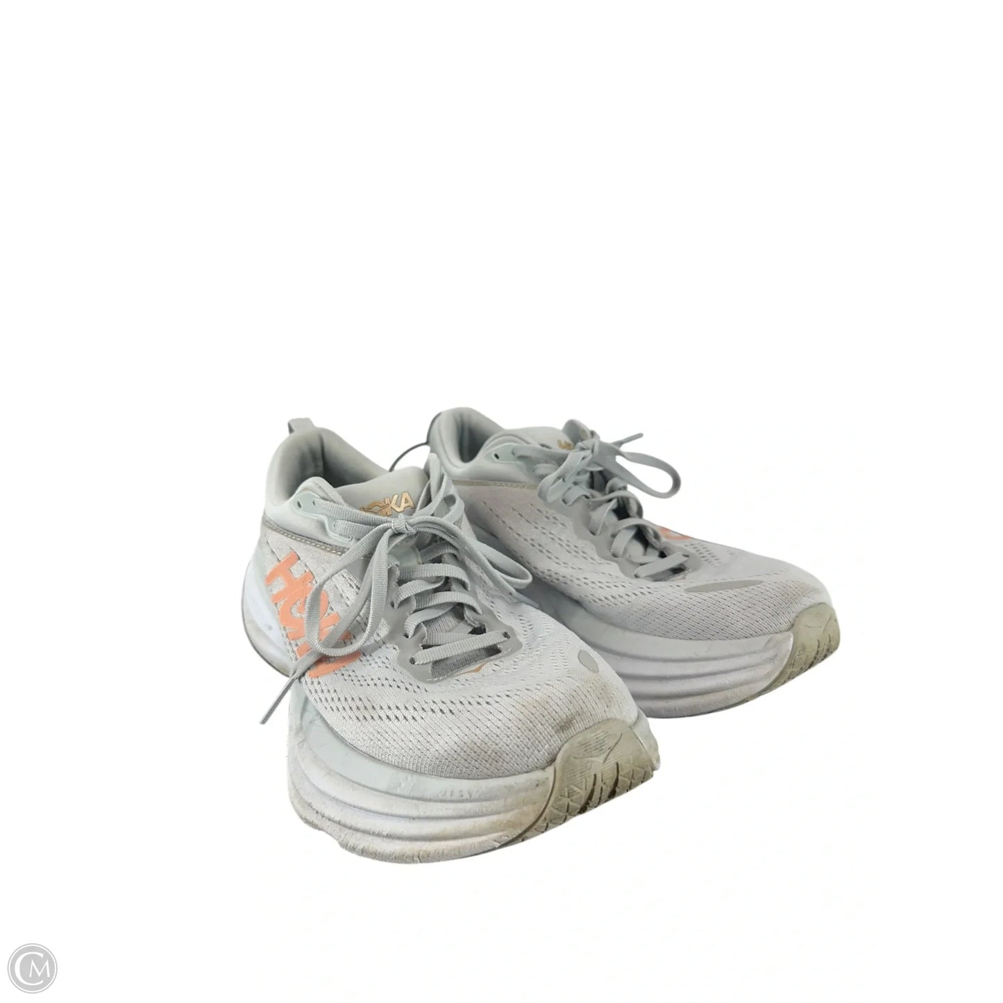 Shoes Athletic By Hoka In Grey, Size: 9