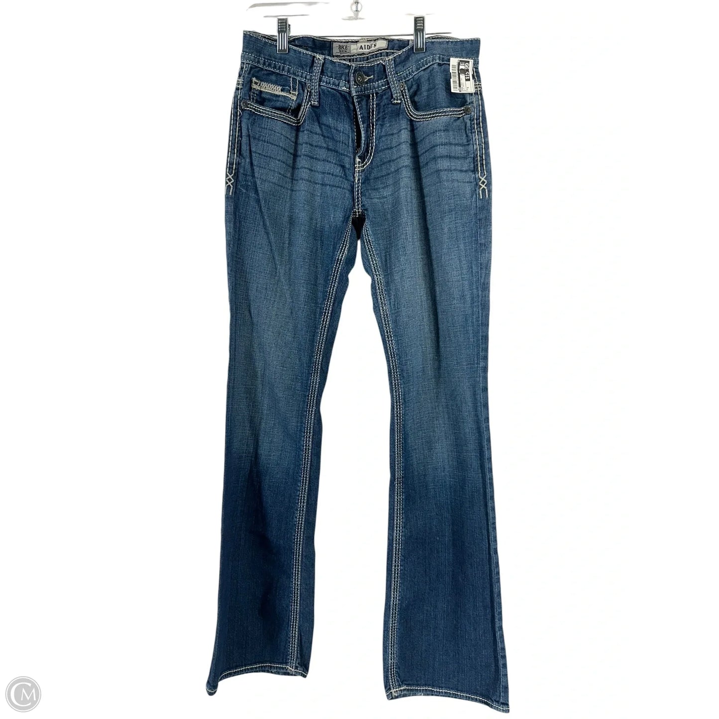 Jeans Boot Cut By Bke In Blue Denim, Size: 8
