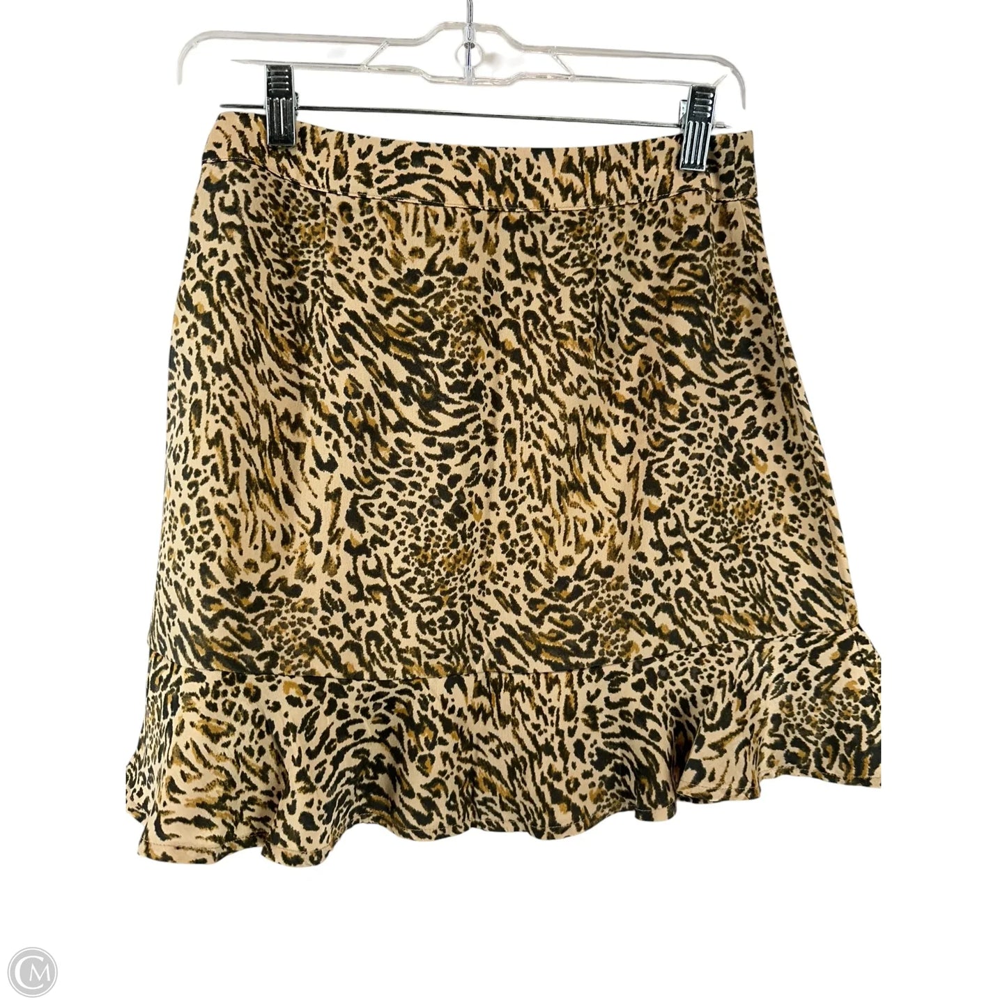 Skirt Mini & Short By Forever 21 In Leopard Print, Size: S