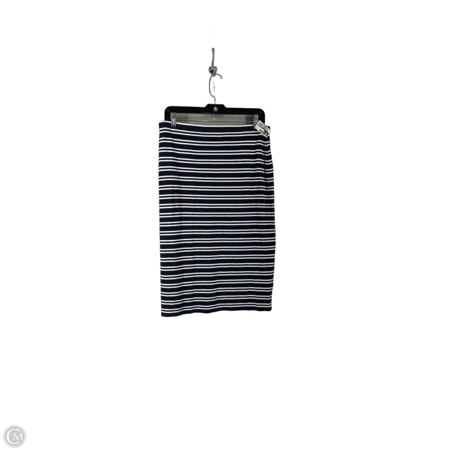 Skirt Midi By Max Studio In Striped Pattern, Size: L