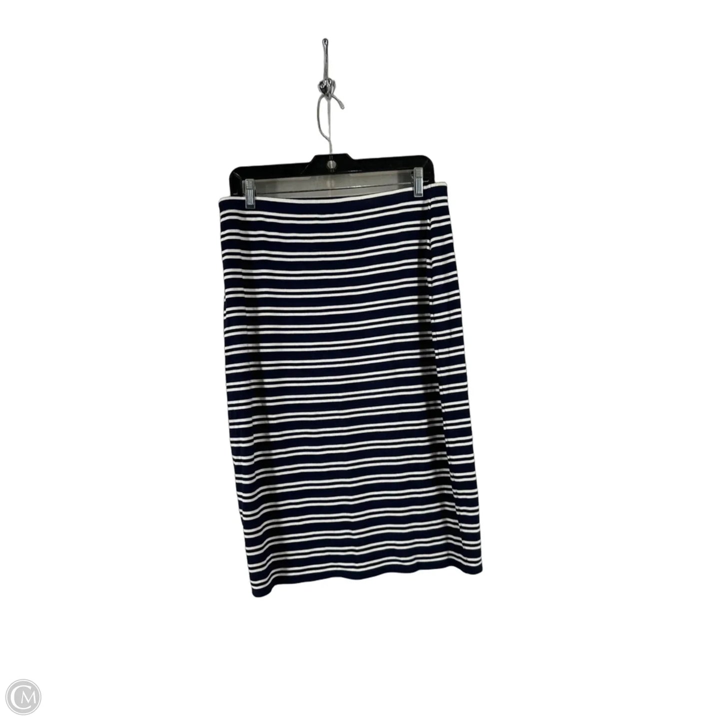 Skirt Midi By Max Studio In Striped Pattern, Size: L
