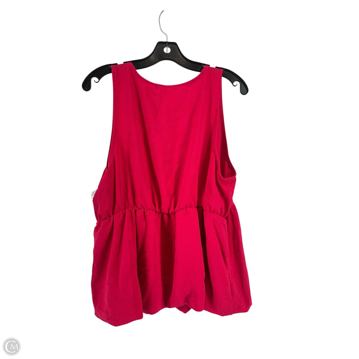 Top Sleeveless By Kaileigh In Pink, Size: 2x