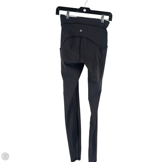 Athletic Leggings By Lululemon In Grey, Size: 6
