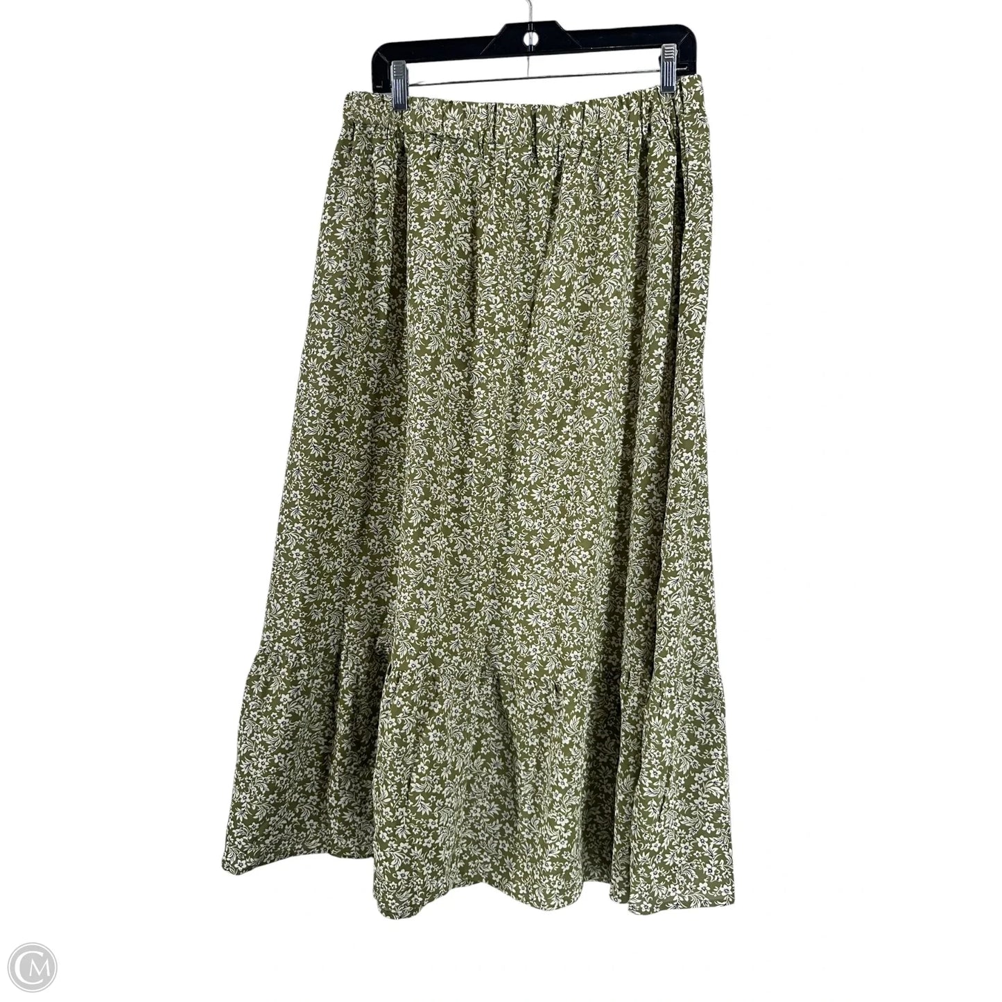Skirt Maxi By Shein In Green, Size: 1x