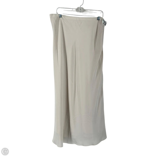 Skirt Maxi By Abercrombie And Fitch In Beige, Size: L