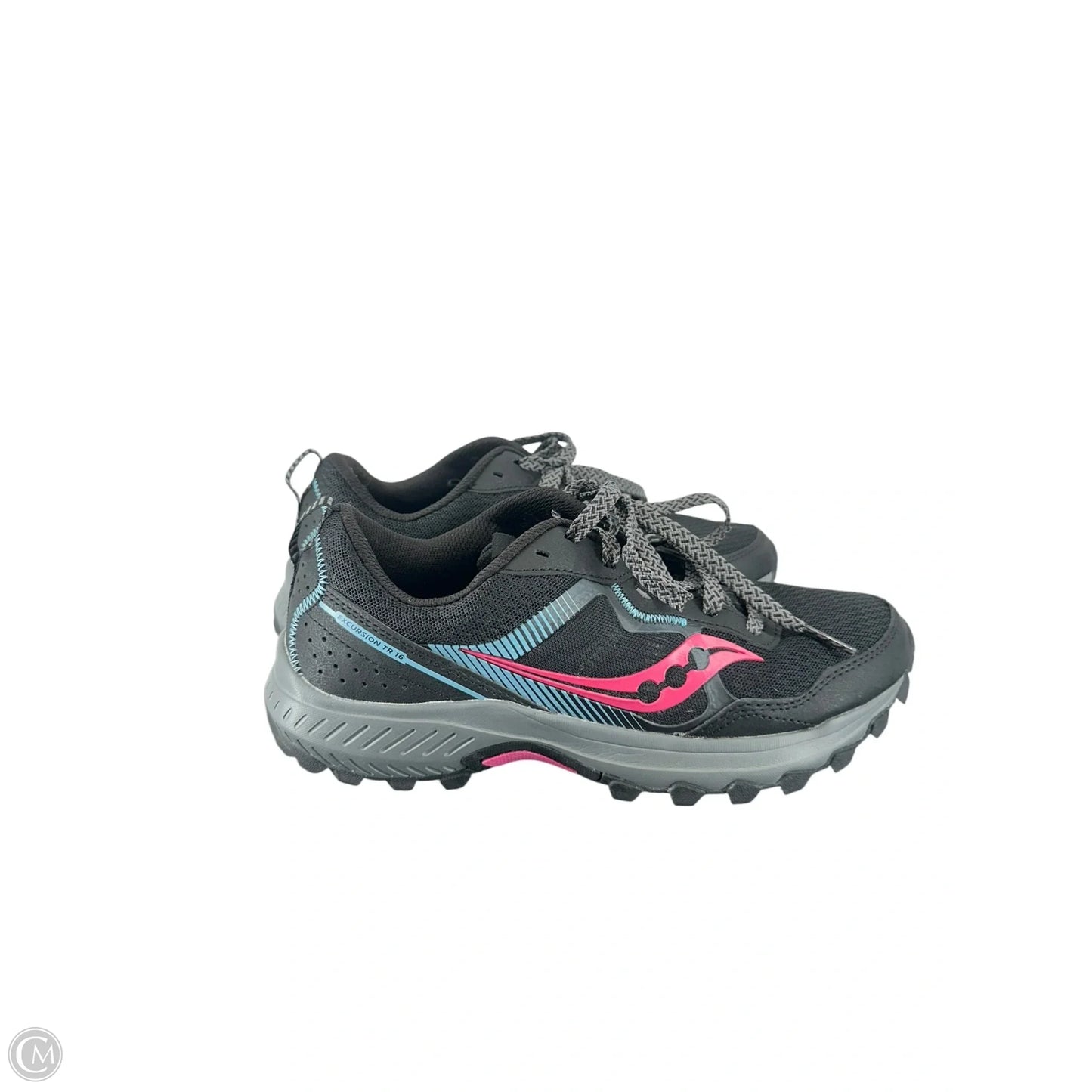 Shoes Sneakers By Saucony In Black & Pink, Size: 8