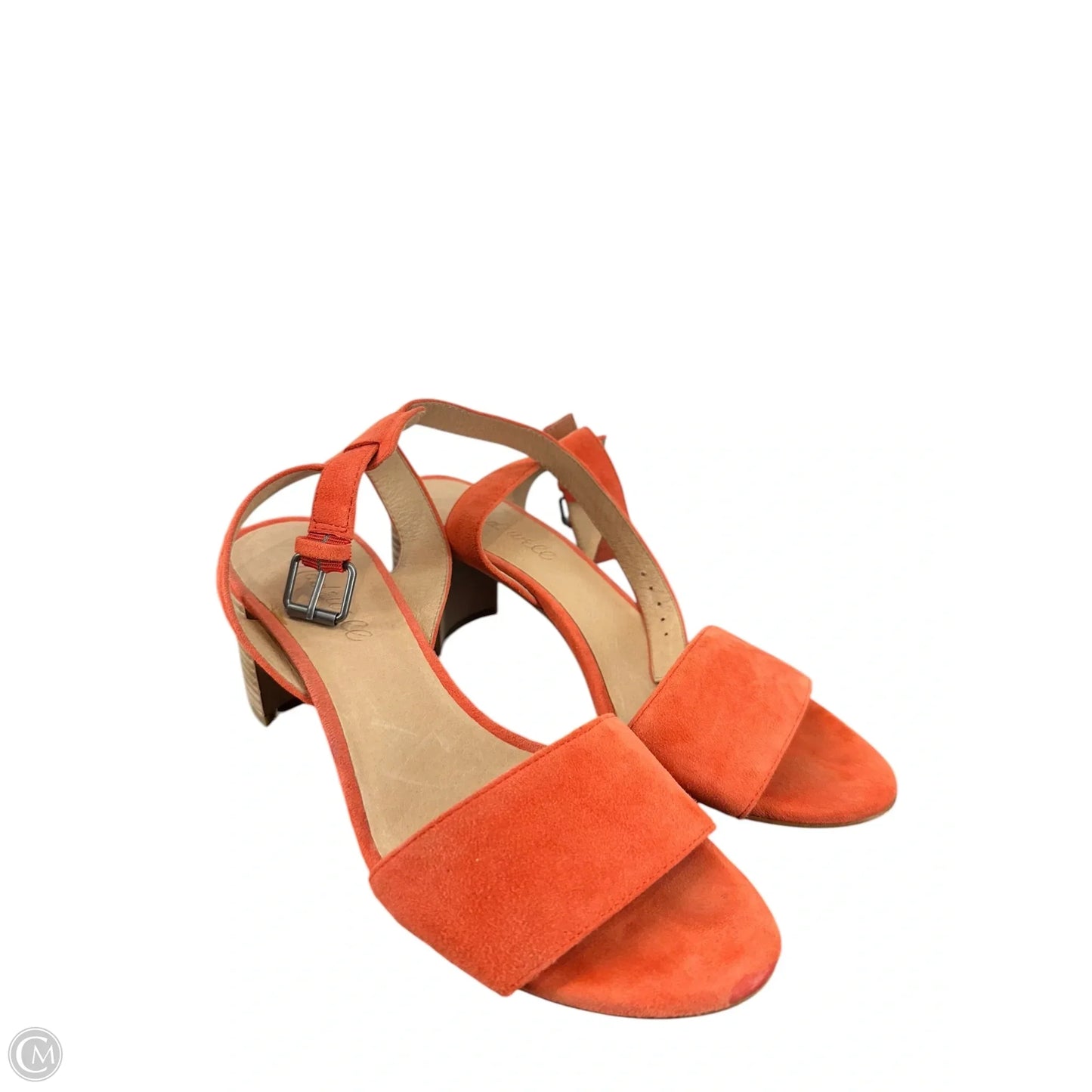 Shoes Heels Block By Madewell In Orange, Size: 7