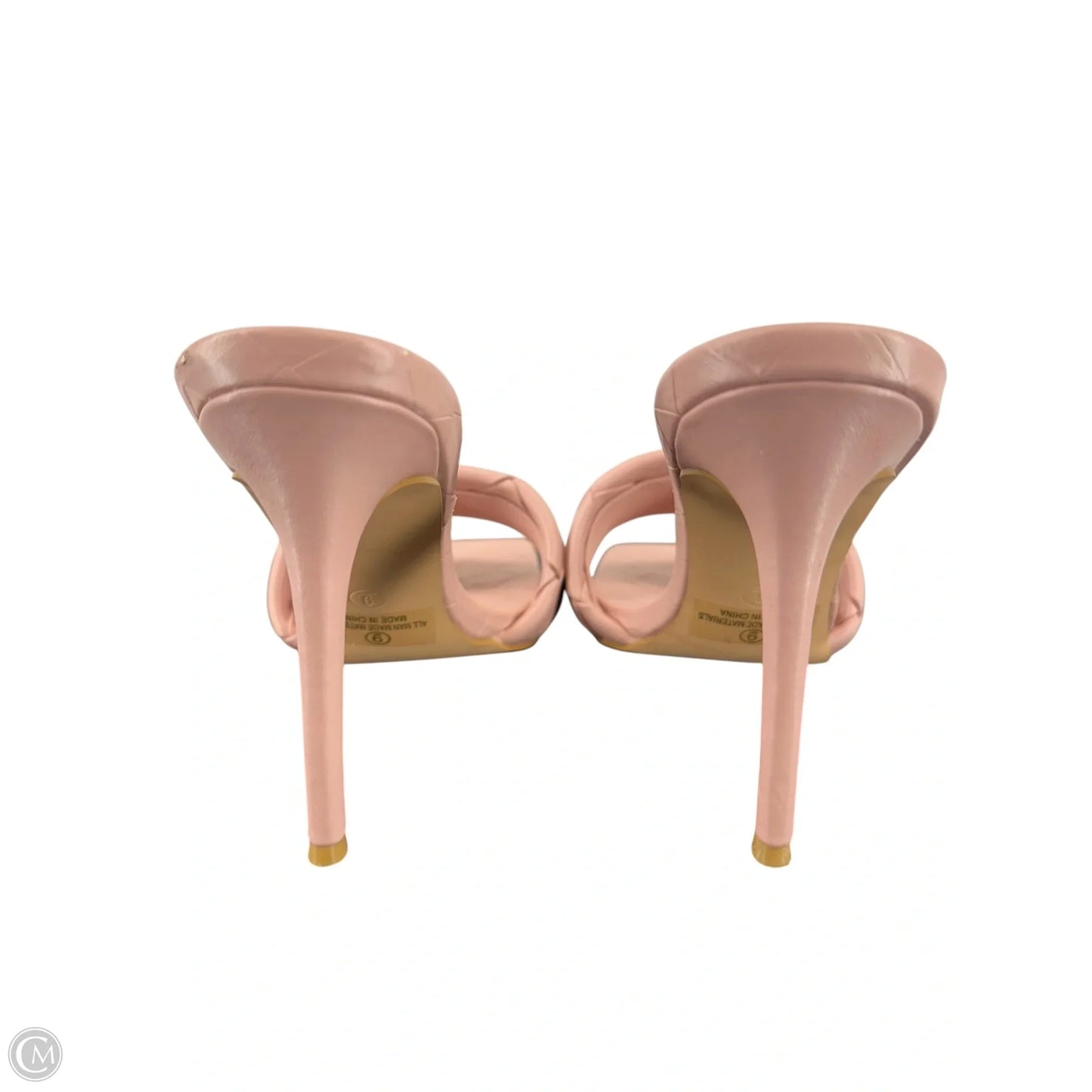 Sandals Heels Stiletto By Clothes Mentor In Pink, Size: 9