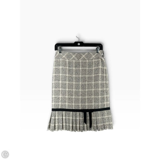 Skirt Midi By Classiques Entier In Black & White, Size: 4