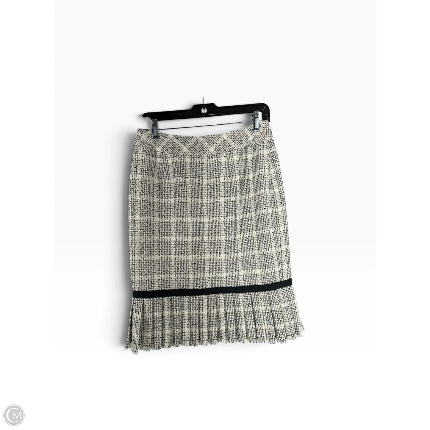 Skirt Midi By Classiques Entier In Black & White, Size: 4