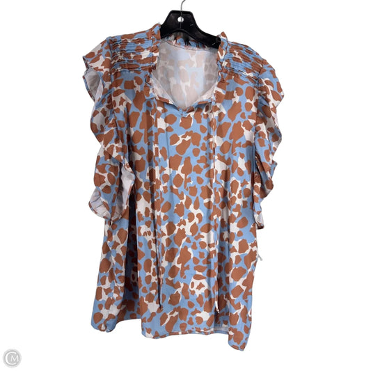 Top Short Sleeve By Lucky Brand In White, Size: M