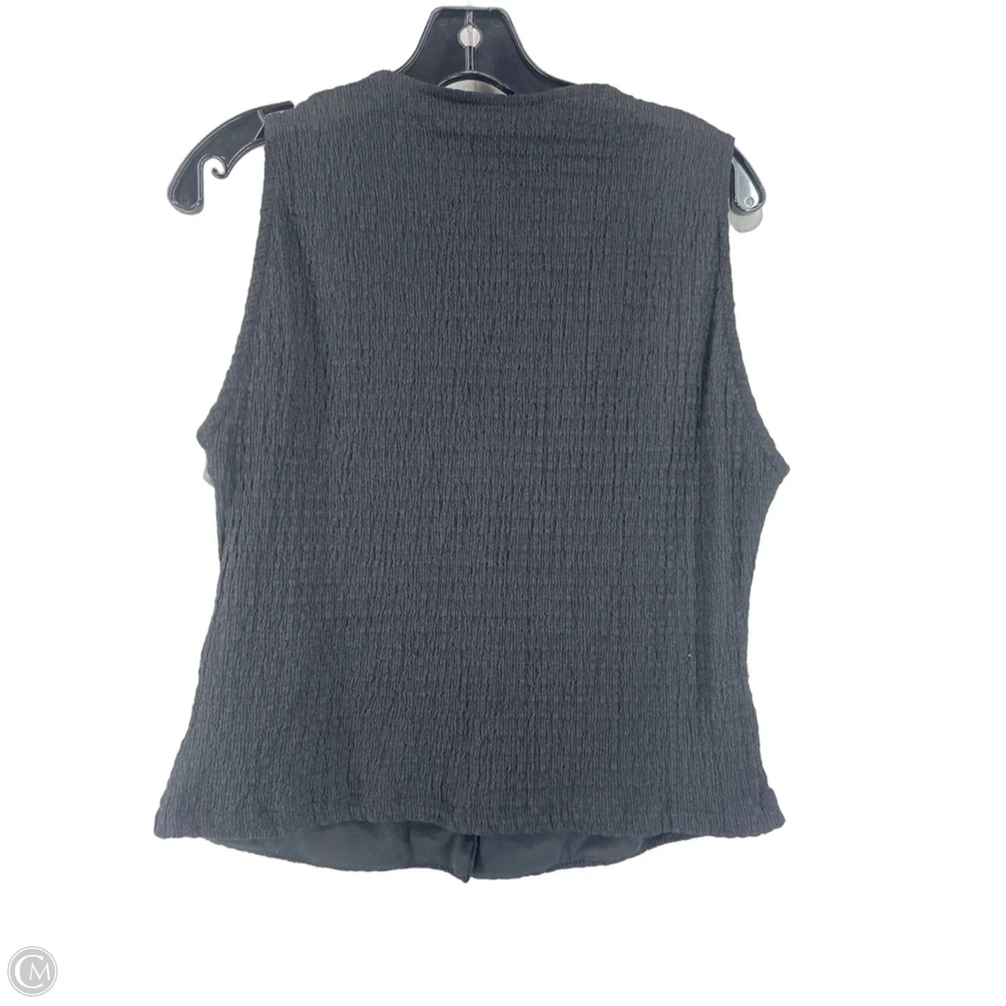 Top Sleeveless By Zara In Black, Size: L