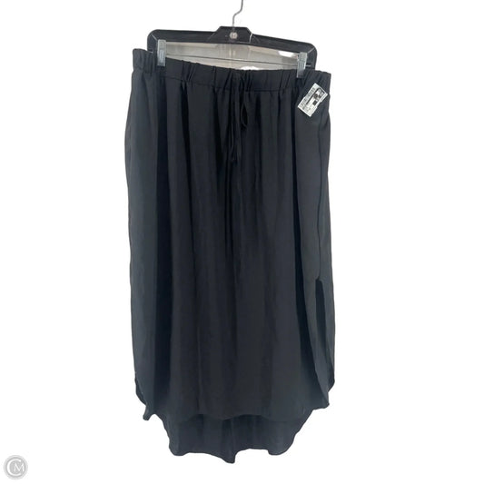 Skirt Midi By Shein In Black, Size: 3x
