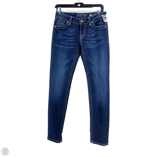 Jeans Straight By Miss Me In Blue Denim, Size: 6