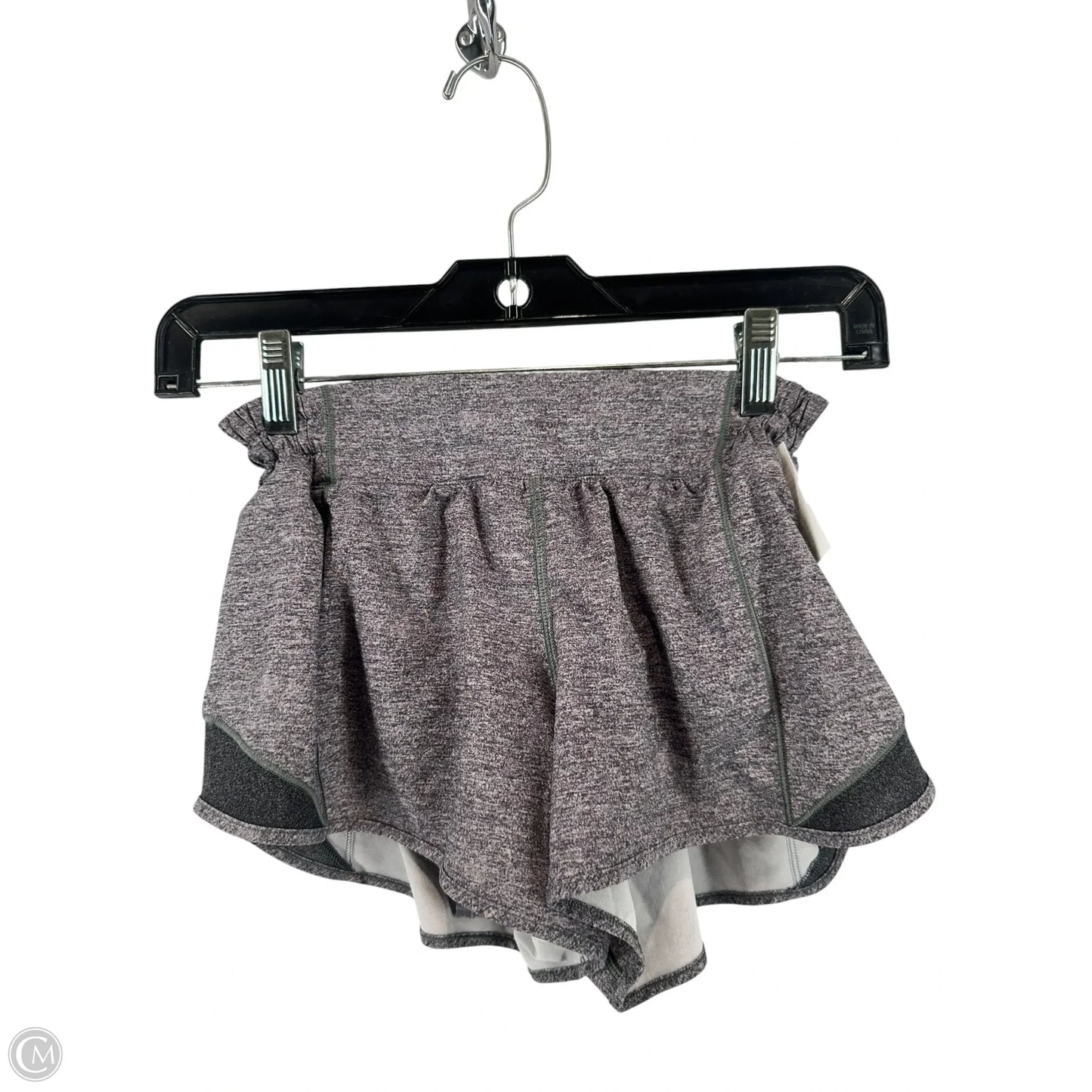 Athletic Shorts By Lululemon In Grey, Size: 4
