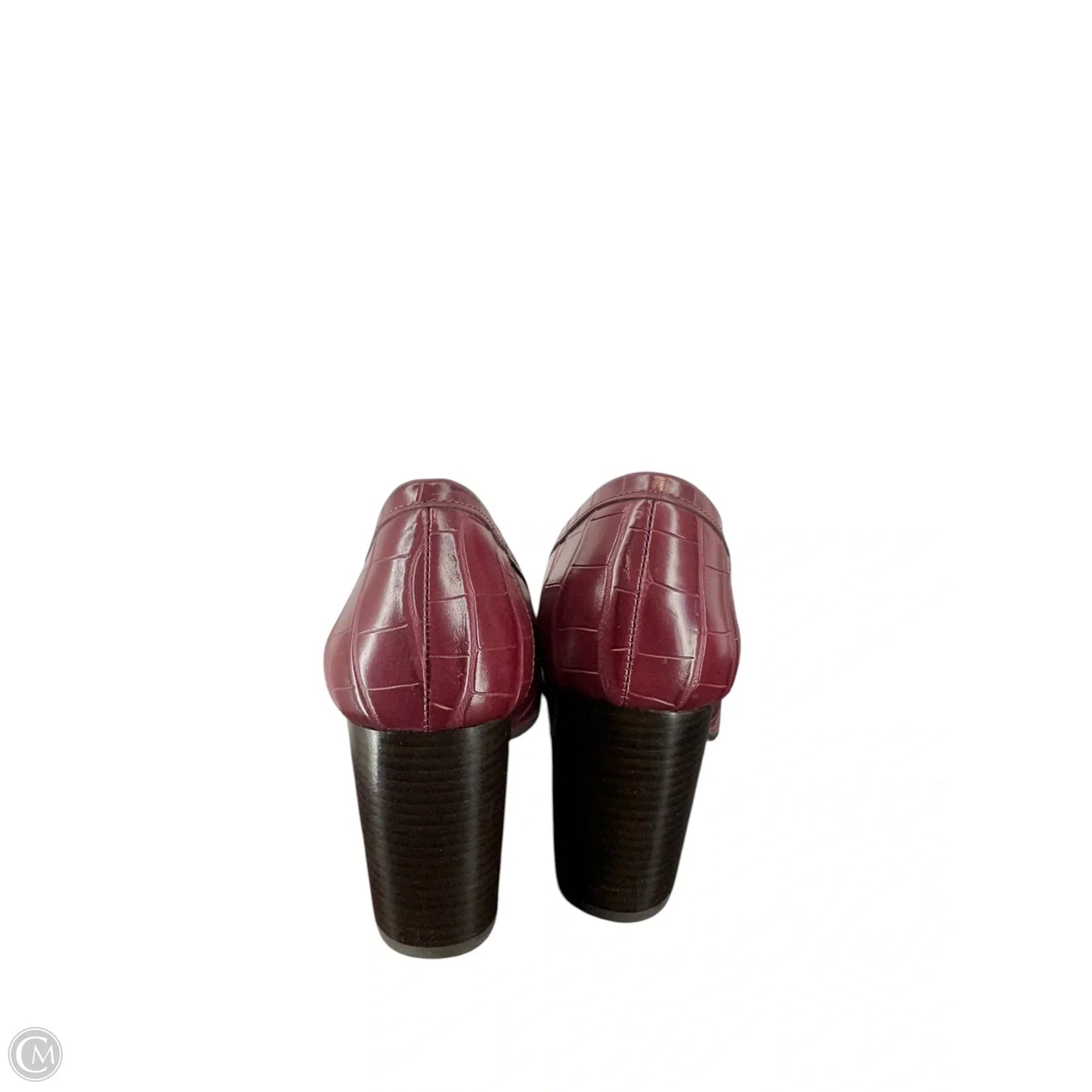 Shoes Heels Block By Michael By Michael Kors In Maroon, Size: 5